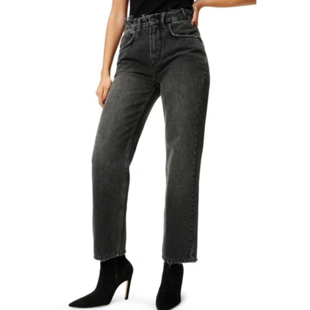 Good American '90s Duster Straight Leg Jeans